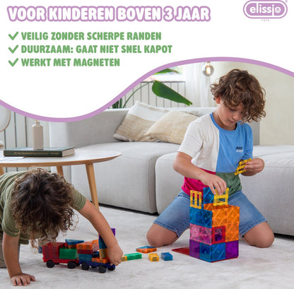 Elissio® Magnetische Tegels – 42 Stuks