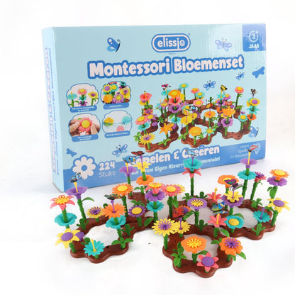 Elissio® Bloemen Bouwset – 224 Stuks