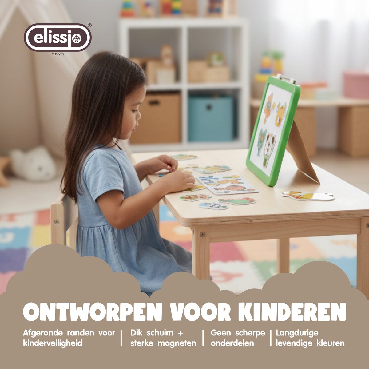 Elissio® Magnetische 3-in-1 Leer Set – 82 Stuks