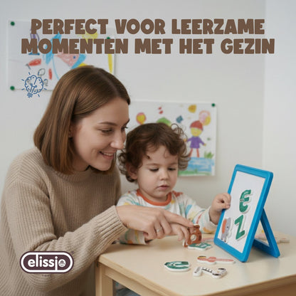 Elissio® Magnetische Dierenletters – 26 Stuks