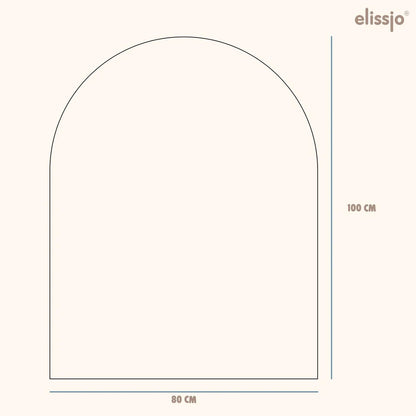 Elissio® Magneticoo Muursticker Boog 100x80 cm – Perzikoranje