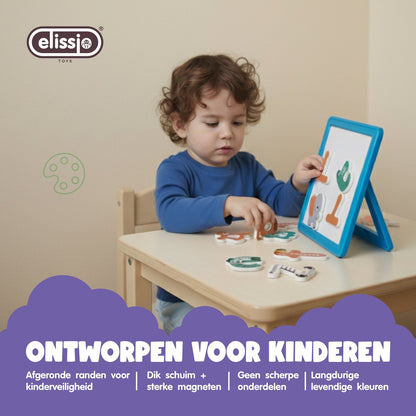 Elissio® Magnetische Dierenletters – 26 Stuks