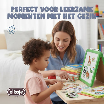 Elissio® Magnetische Dierenpuzzel Set – 30 Stuks