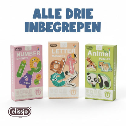 Elissio® Magnetische 3-in-1 Leer Set – 82 Stuks